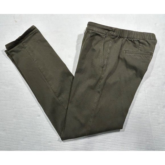 J. Jill Pants Womens Size 6 Olive Green Straight Leg Pockets Slacks - Picture 1 of 7